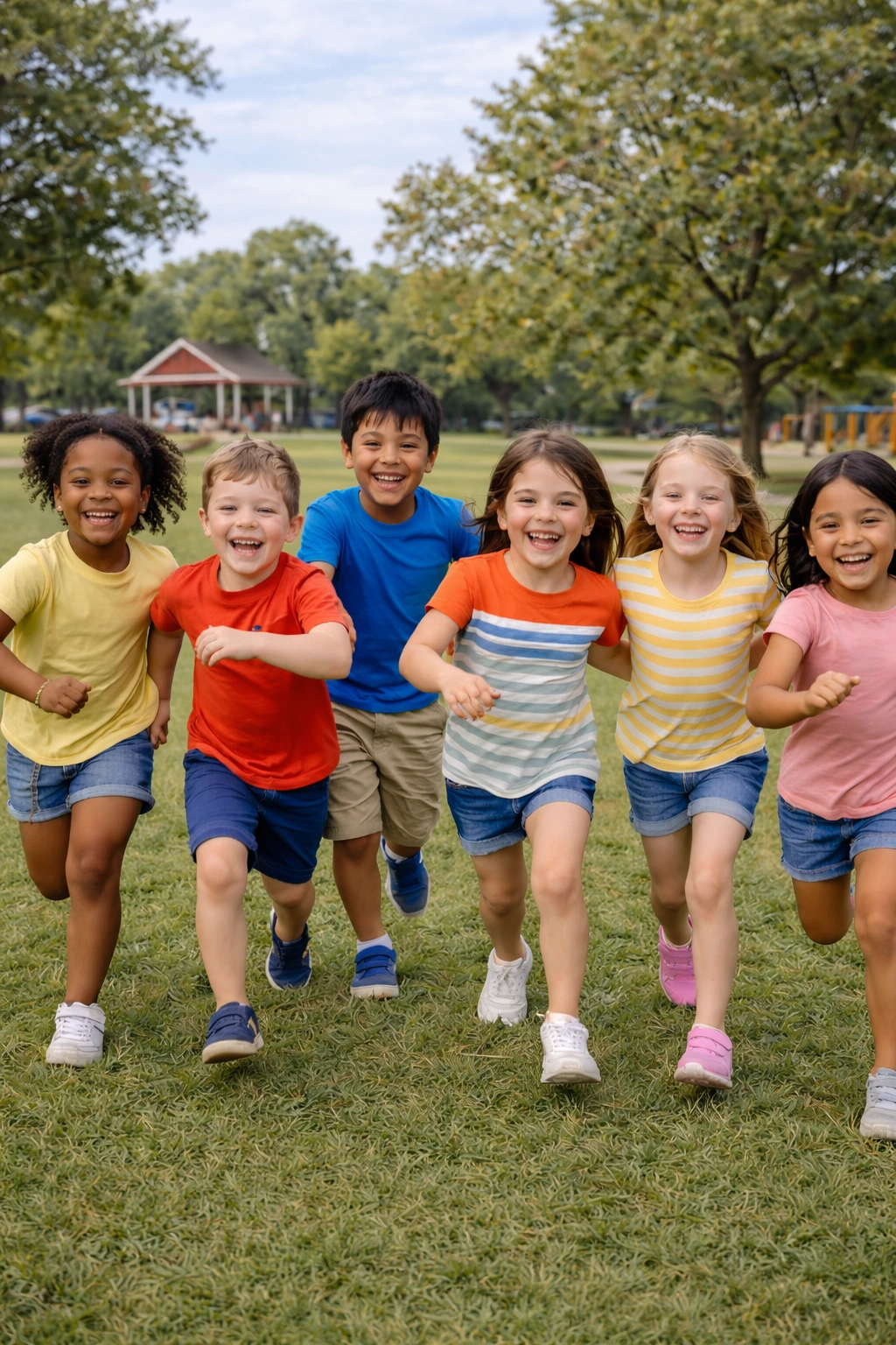 Kids First Pediatrics - Happy children with their doctor